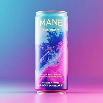 AI-Generated packaging for Drinks can in the Health and Wellness industry
