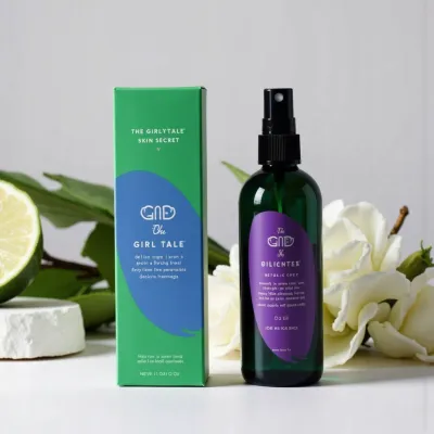 AI-Generated packaging for Mist spray bottle in the Organic and Natural Products industry