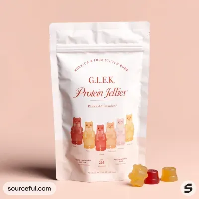 AI-Generated packaging for Food pouch in the Health and Wellness industry