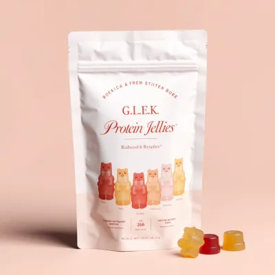 AI-Generated packaging for Food pouch in the Health and Wellness industry