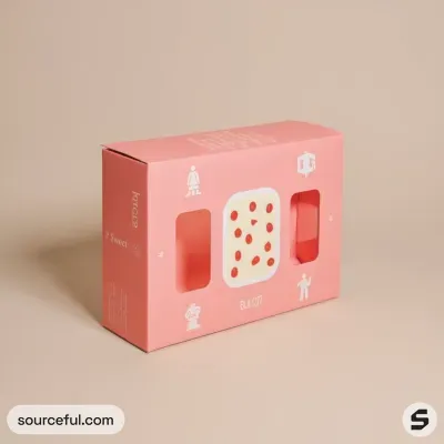 AI-Generated packaging for Shipping box in the Food and Snacks industry