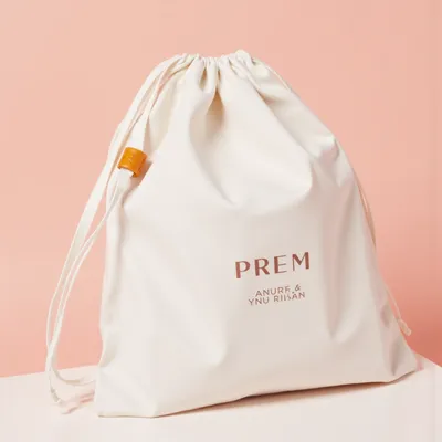 AI-Generated packaging for Drawstring bag