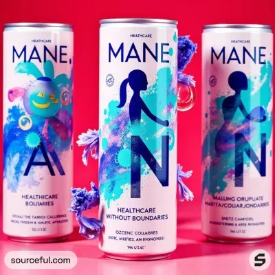 AI-Generated packaging for Drinks can in the Health and Wellness industry