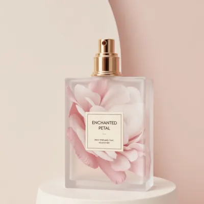 AI-Generated Perfume bottle packaging for Beauty and Personal Care