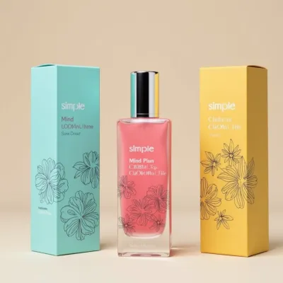 AI-Generated packaging for Perfume bottle