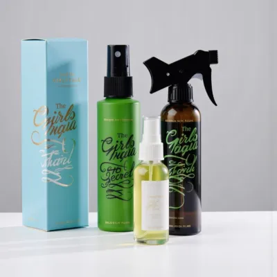 AI-Generated packaging for Mist spray bottle in the Organic and Natural Products industry