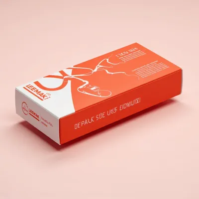 AI-Generated white carton box packaging