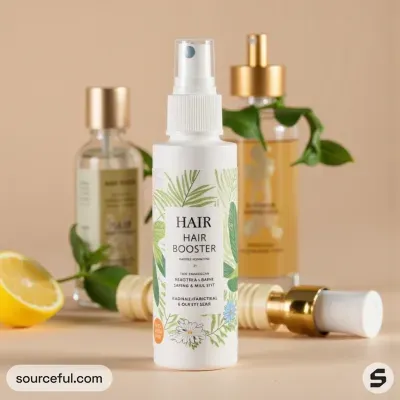 AI-Generated packaging for Mist spray bottle in the Haircare Products industry