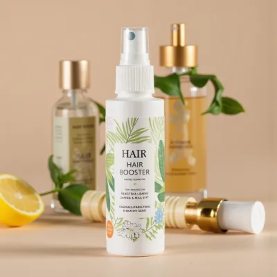 AI-Generated packaging for Mist spray bottle in the Haircare Products industry