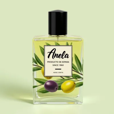 AI-Generated packaging for Perfume bottle
