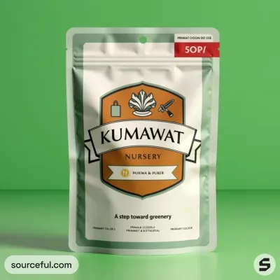 AI-Generated packaging for Food pouch in the Garden and Outdoor Living industry