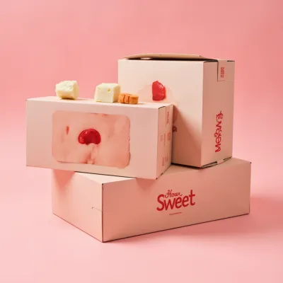 AI-Generated packaging for Shipping box in the Food and Snacks industry