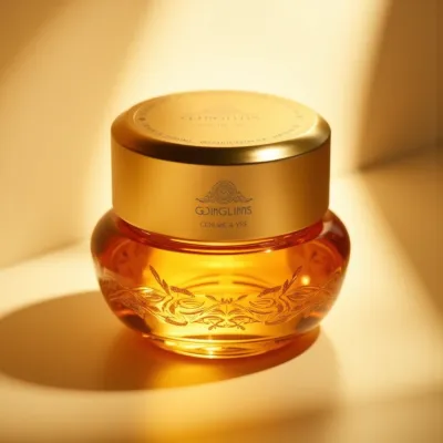AI-Generated packaging for Food glass jar in the Beauty and Personal Care industry