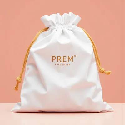 AI-Generated packaging for Drawstring bag