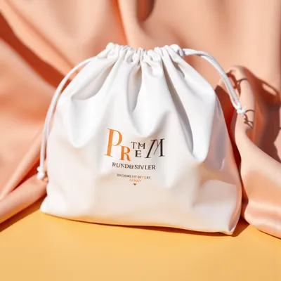 AI-Generated packaging for Drawstring bag