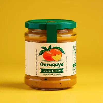 AI-Generated packaging for Food glass jar