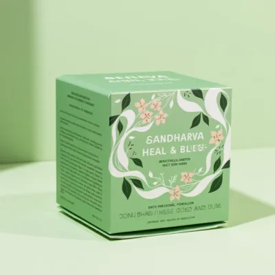 AI-Generated packaging for Carton box in the Beauty and Personal Care industry