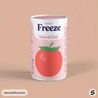 AI-Generated packaging for Tube in the Food and Snacks industry