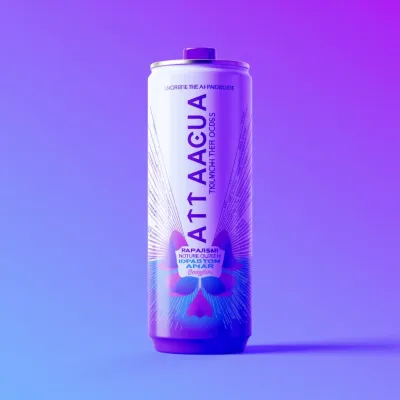 AI-Generated packaging for Drinks can