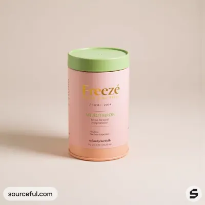 AI-Generated packaging for Tube in the Food and Snacks industry