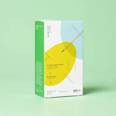 AI-Generated white dropper bottle packaging