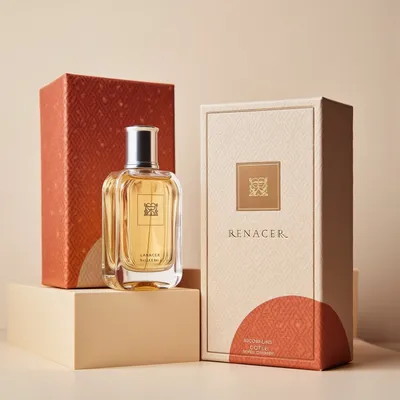 AI-Generated packaging for Perfume bottle