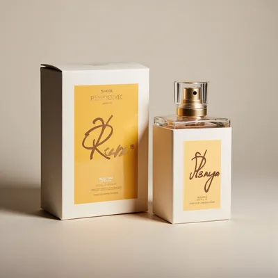 AI-Generated packaging for Perfume bottle