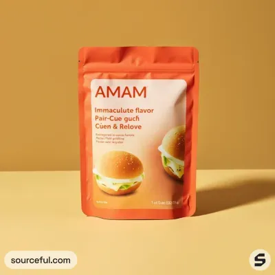 AI-Generated packaging for Food pouch in the Food and Snacks industry