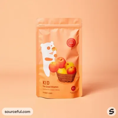 AI-Generated packaging for Food pouch in the Health and Wellness industry