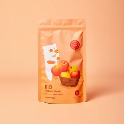 AI-Generated packaging for Food pouch in the Health and Wellness industry