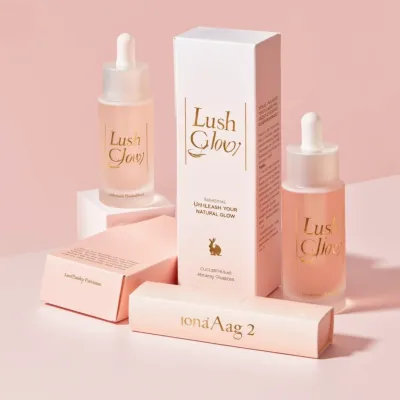 AI-Generated packaging for Dropper bottle