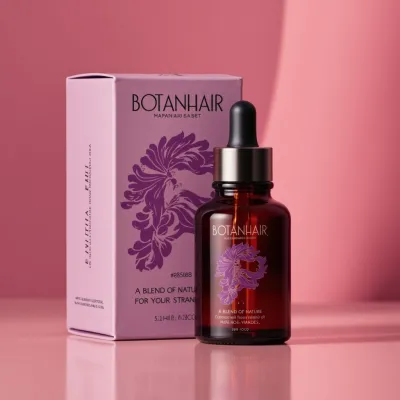 AI-Generated Dropper bottle packaging for Beauty and Personal Care