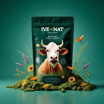 AI-Generated packaging for Food pouch in the Health and Wellness industry