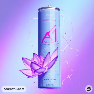 AI-Generated packaging for Drinks can in the Beverages industry