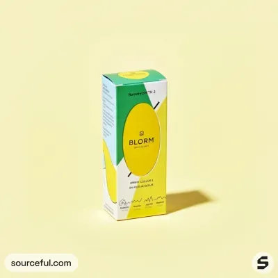 AI-Generated packaging for Dropper bottle in the Health and Wellness industry