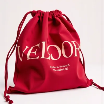 AI-Generated packaging for Drawstring bag