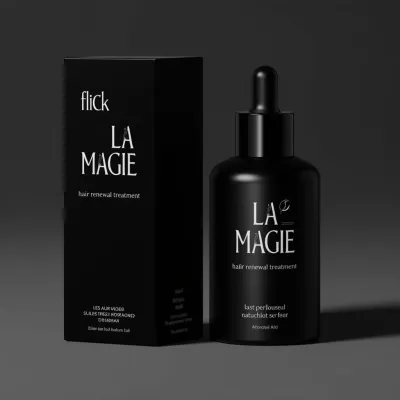 AI-Generated packaging for Dropper bottle