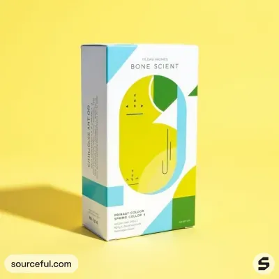 AI-Generated packaging for Dropper bottle in the Health and Wellness industry