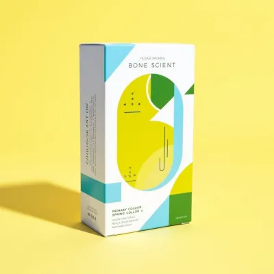 AI-Generated packaging for Dropper bottle in the Health and Wellness industry