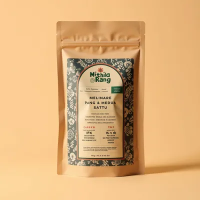 AI-Generated packaging for Food pouch in the Packaged Foods industry