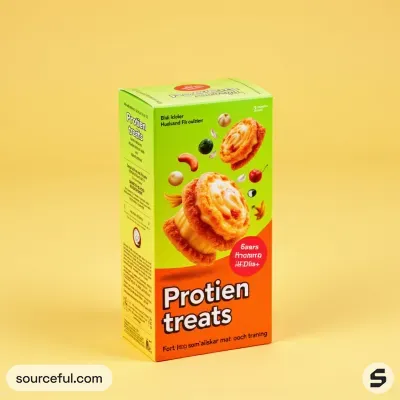 AI-Generated packaging for Carton box in the Food and Snacks industry