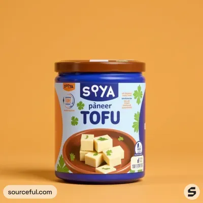 AI-Generated packaging for Food glass jar in the Packaged Foods industry