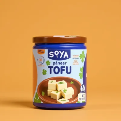 AI-Generated packaging for Food glass jar in the Packaged Foods industry