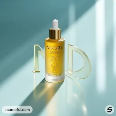 AI-Generated packaging for Dropper bottle in the Beauty and Personal Care industry