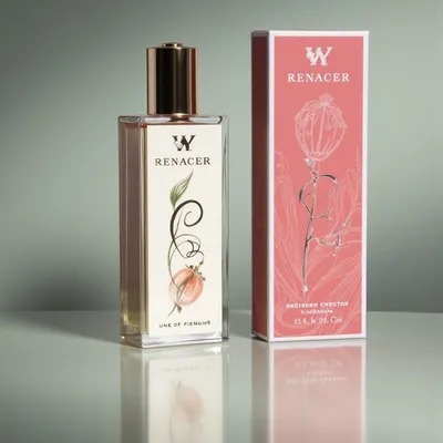AI-Generated packaging for Perfume bottle