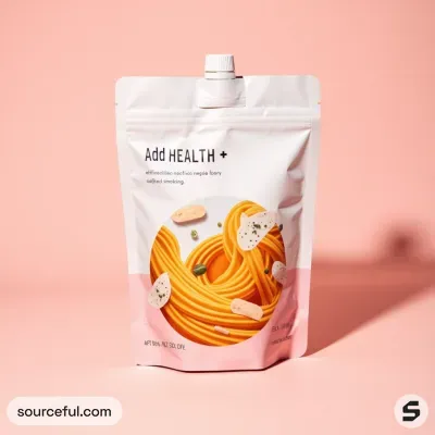 AI-Generated packaging for Food pouch in the Food and Snacks industry