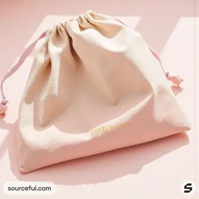 AI-Generated packaging for Drawstring bag