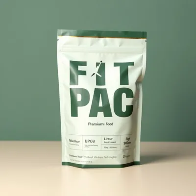 AI-Generated packaging for Food pouch in the Health and Wellness industry