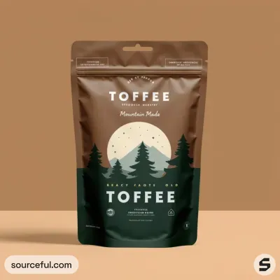 AI-Generated packaging for Food pouch in the Packaged Foods industry