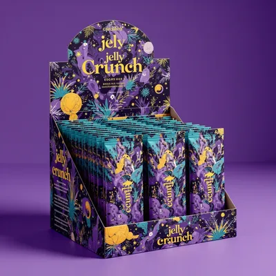 AI-Generated packaging for Shelf display box